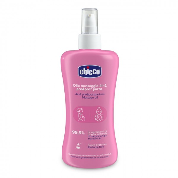 Chicco Olio per massaggio pre e post parto 4 in 1