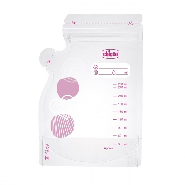 Sacchetti per Latte Materno Chicco 30 pz