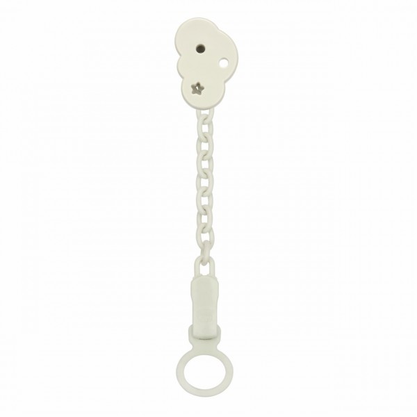 Clip Chicco Con Catenella All You Can Nuvola Grigio