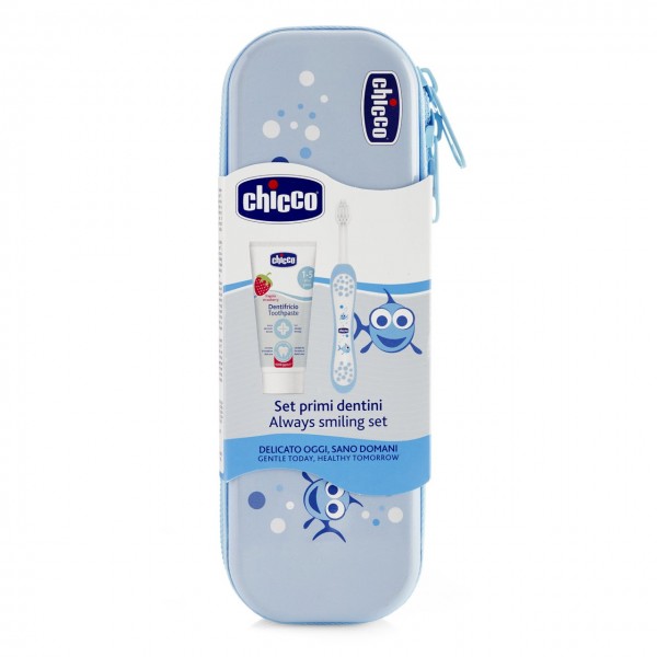Kit Igiene Orale Chicco Azzurro 