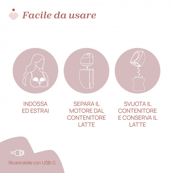 Tiralatte Elettrico Chicco Indossabile Doppio