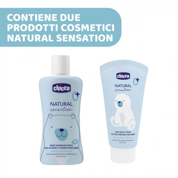 Set 1 Bagno Shampoo Crema Corpo Natural Sensation