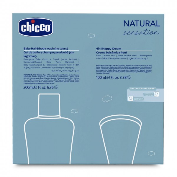 Set 2 Bagno Shampoo Pasta Lenitiva Natural Sensation