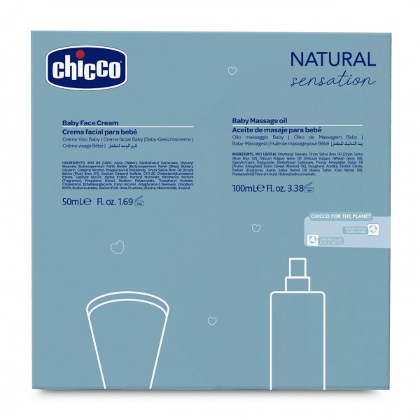 Set 5 Olio Massaggio Crema Viso Natural Sensation