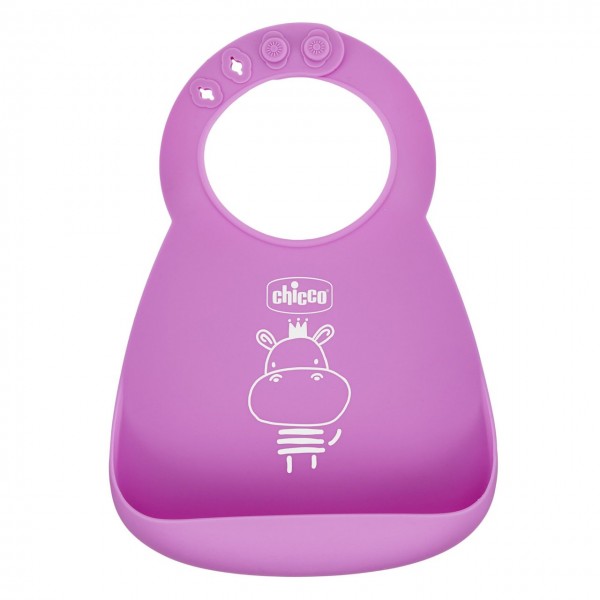 Set Pappa Chicco Easy Start in Silicone Rosa 6m+