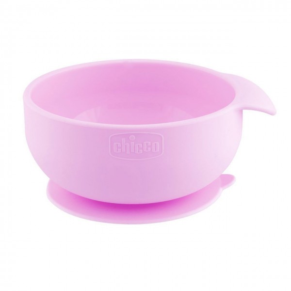 Set Pappa Chicco Easy Start in Silicone Rosa 6m+