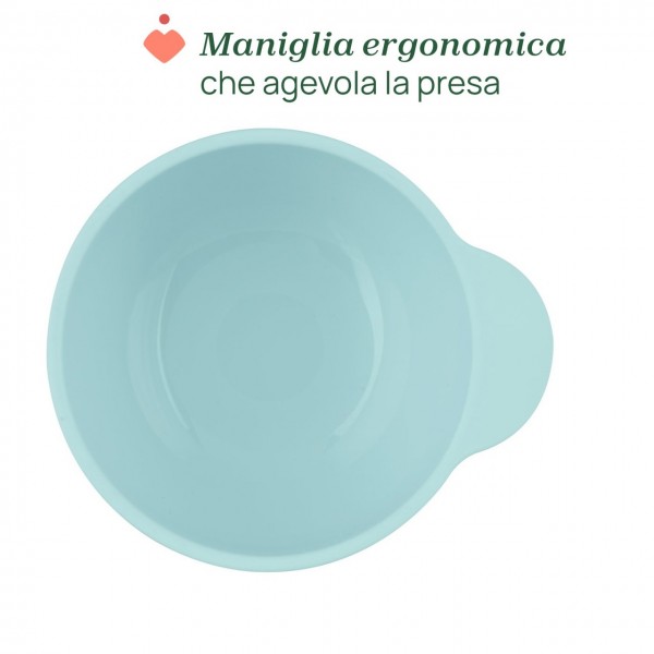 Ciotola Chicco in Silicone Teal