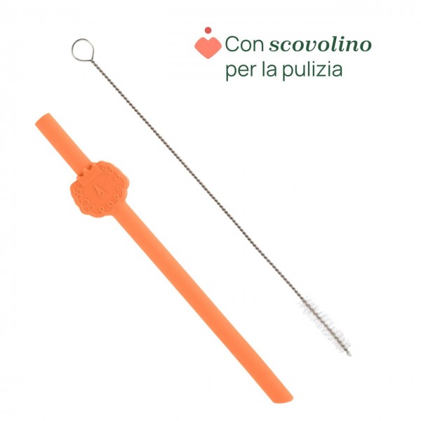 Chicco Cannucce in silicone - 6pcs 12M+ 