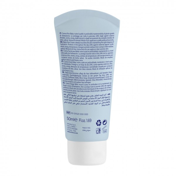 Crema Viso Chicco Natural Sensation 50 ml