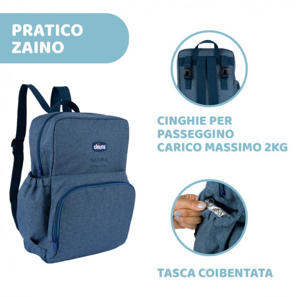 Set Zaino Chicco Natural Sensation