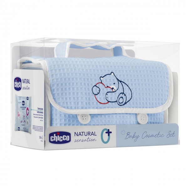 Set Regalo Chicco Baby Moments Beauty con Maniglia Azzurro