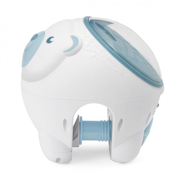 Proiettore da Lettino e Comodino Chicco Orso Polare Blu