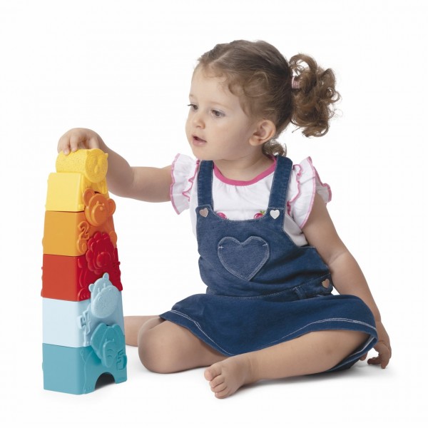 Gioco Chicco Animali Impilabili 2 in 1 ECO+