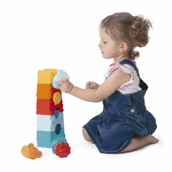 Gioco Chicco Animali Impilabili 2 in 1 ECO+