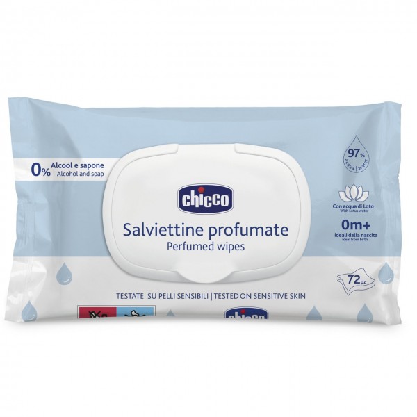 Salviettine Detergenti Chicco Baby Moments 72 Pz