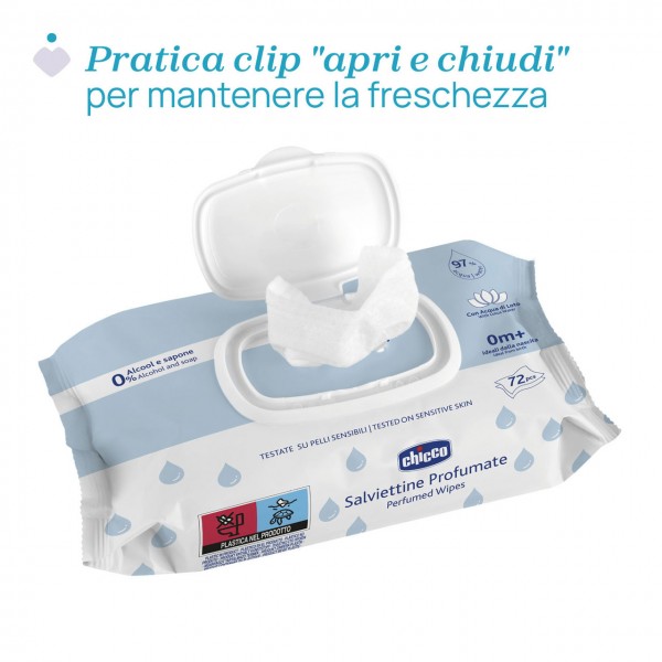 Salviettine Detergenti Chicco Baby Moments 72 Pz