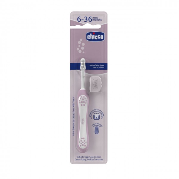 Spazzolino Primi Denti Chicco Lilla 6-36 m