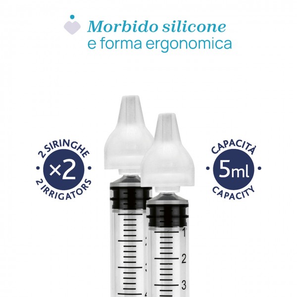 Chicco Easy Breath 02 Siringhe per Lavaggio Nasale