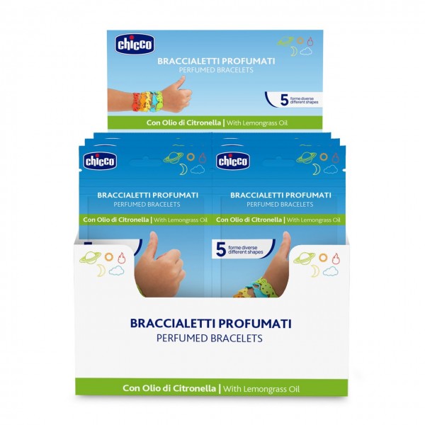 Chicco Braccialetti profumati con olio di Citronella 3Y+