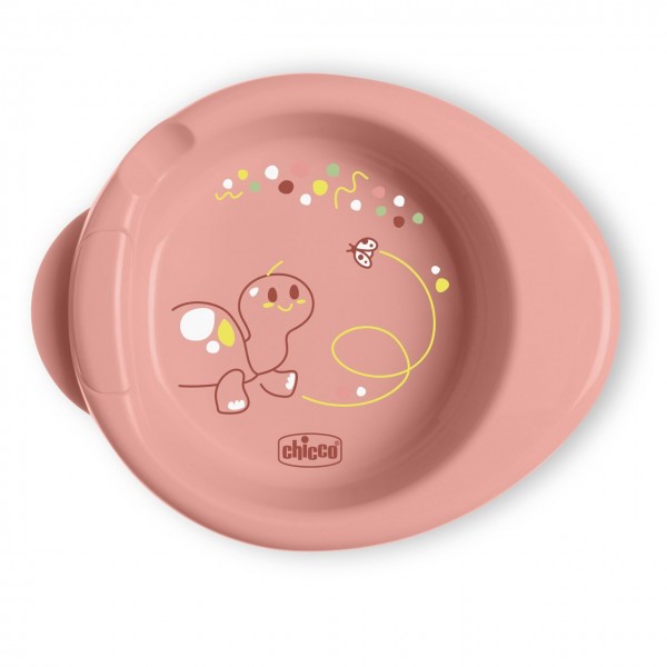 Piatto Pappa Calda Chicco Warmy Plate Rosa