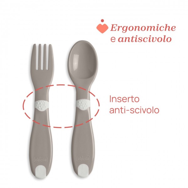 Prime Posatine Chicco Grigio 12m+