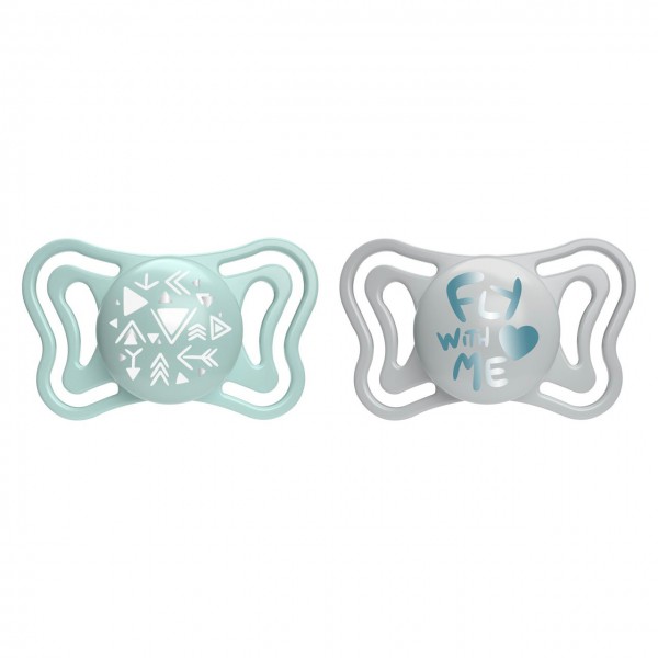 Succhietto Chicco Physio Forma Light Silicone 2 pz Azzurro 2-6 m