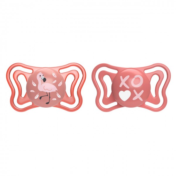 Succhietto Chicco Physio Forma Light Silicone 2 pz Rosa 6-16 m