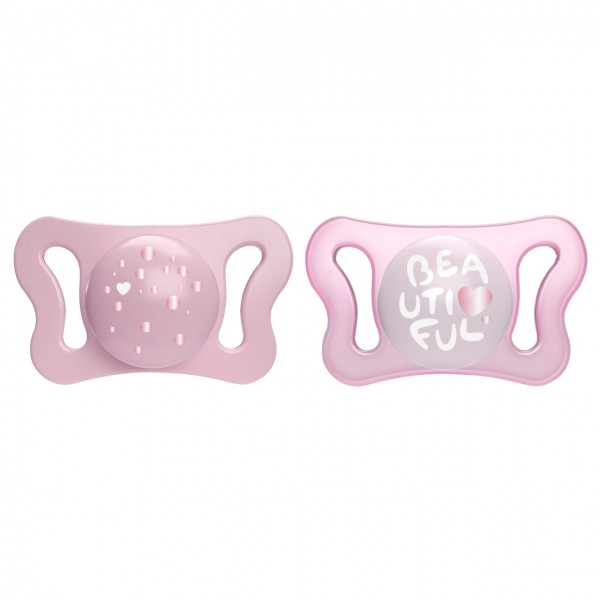 Succhietto Chicco Physio Forma Micrò Rosa Silicone 2 pz 0-2 m
