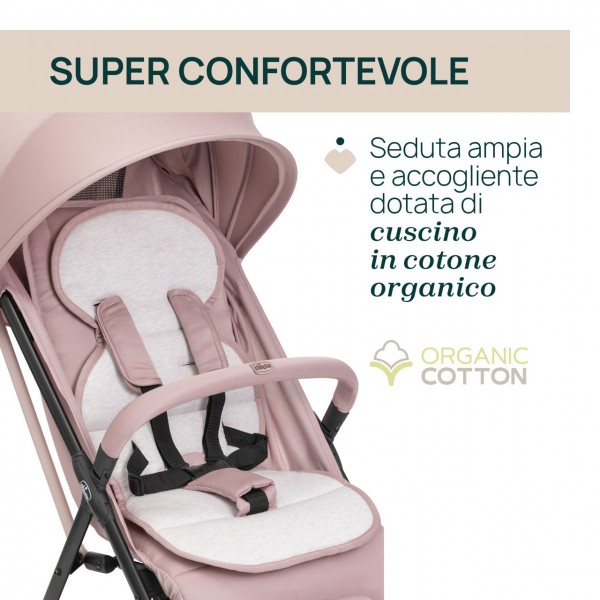 Passeggino Chicco Taormina Blush 0m+ Portata 22 Kg