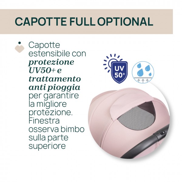 Passeggino Chicco Taormina Blush 0m+ Portata 22 Kg