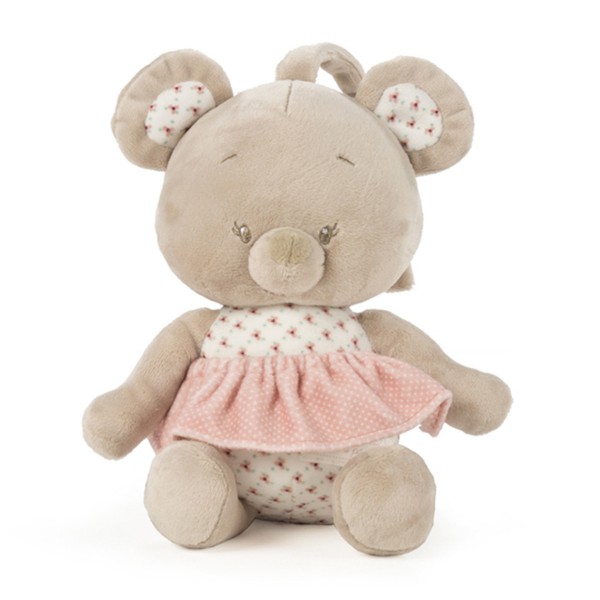 Peluche Carillon Pasito a Pasito Mousy Rosa