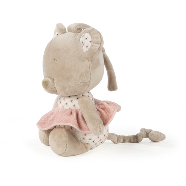 Peluche Carillon Pasito a Pasito Mousy Rosa