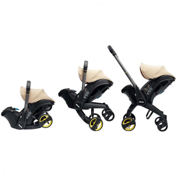 Seggiolino Auto Passeggino Doona I 2 In 1 i-Size Gruppo 0+ Sahara Sand