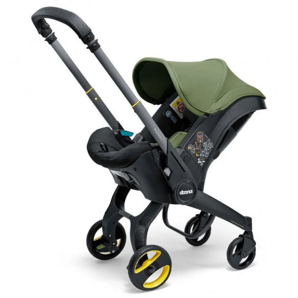 Seggiolino Auto Passeggino Doona I 2 In 1 i-Size Gruppo 0+ Desert Green