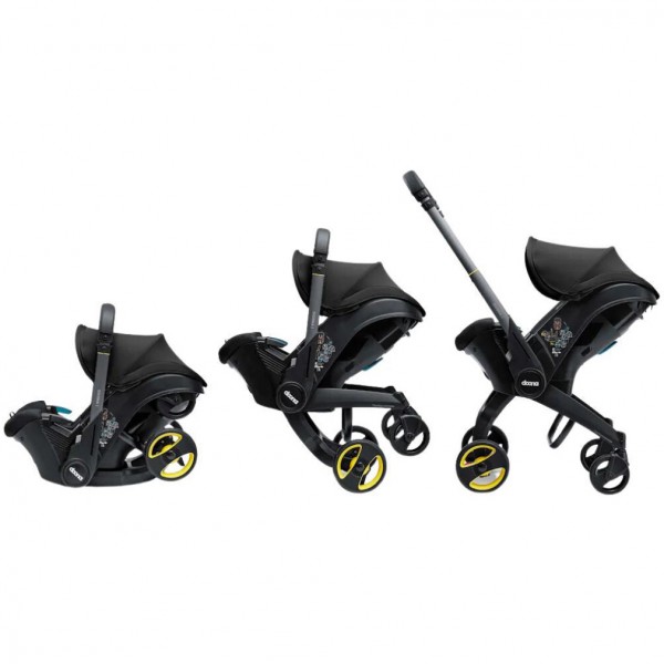 Seggiolino Auto Passeggino Doona I 2 In 1 i-Size Gruppo 0+ Nitro Black