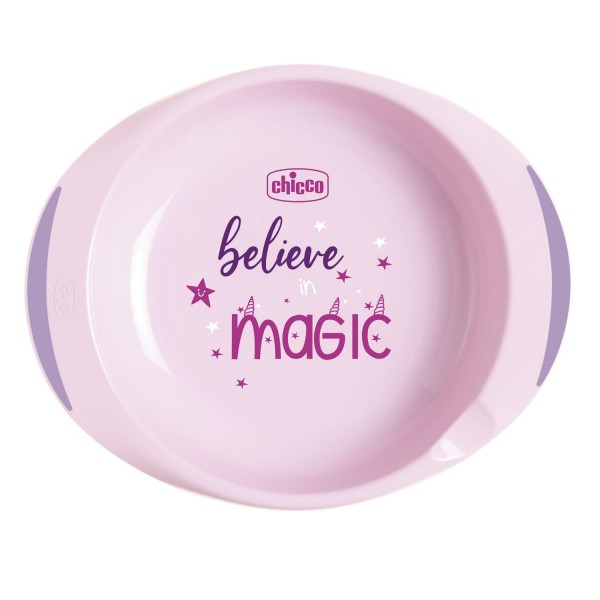 Set Piatti Chicco Baby's Dish Set Rosa 2 pz