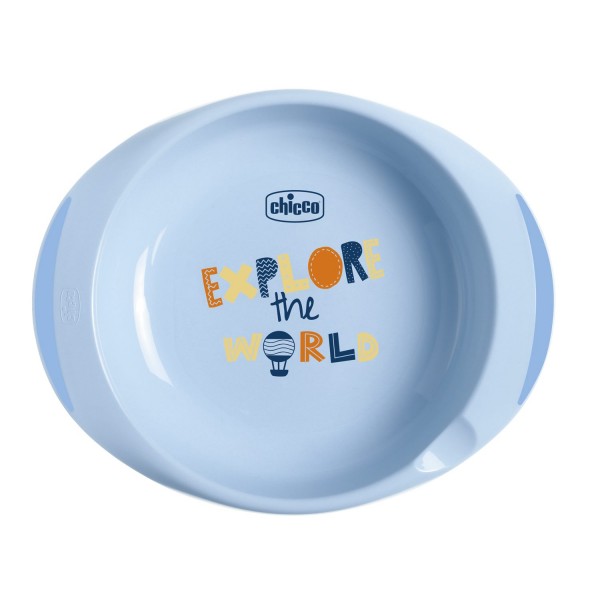 Set Piatti Chicco Baby's Dish Set Azzurro 2 pz