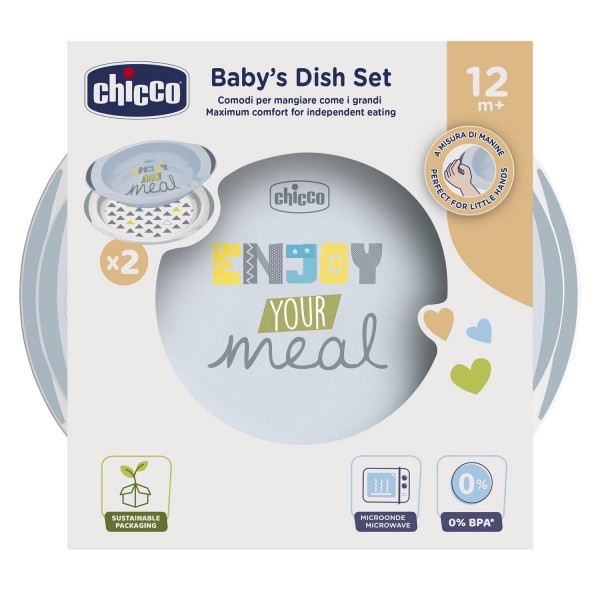 Set Piatti Chicco Baby's Dish Set 2 pz