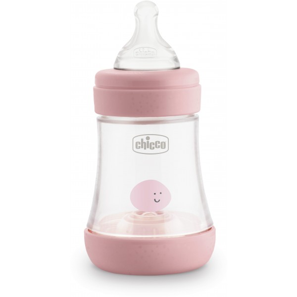 Biberon Chicco Perfect 5 Flusso Lento 150ml Rosa