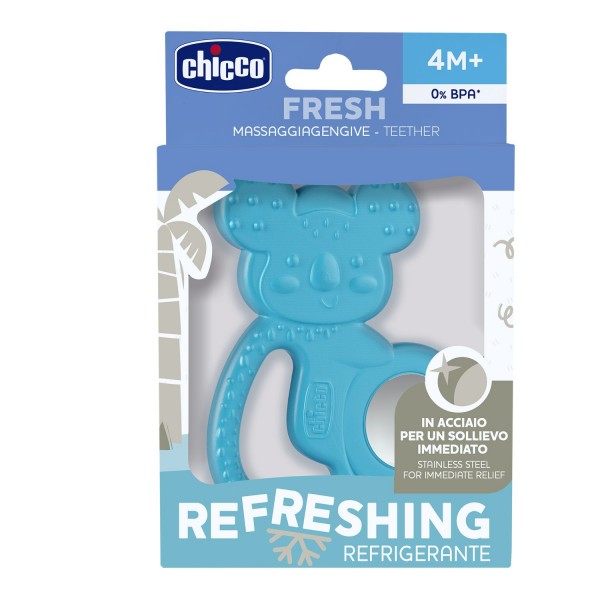 Massaggiagengive Refrigerante Chicco Inox Refreshing Azzurro