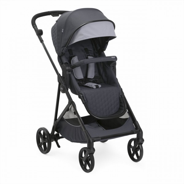 Trio Chicco Seety Boston Grey con Seggiolino Kory Essential i-Size Black