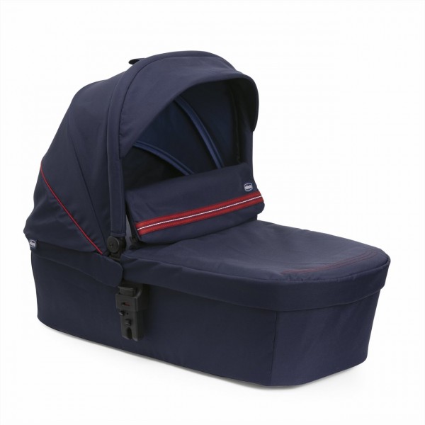Trio Chicco Seety Oxford Blue con Seggiolino Kory Essential i-Size Black