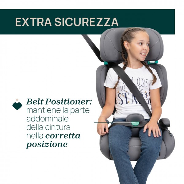 Seggiolino Auto Chicco Quizy Lite i-Size (100-150 cm) Pure Black 3+