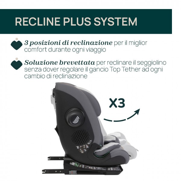 Seggiolino Auto Chicco Seat&Go i-Size Isofix Glam Grey (76-150 cm)