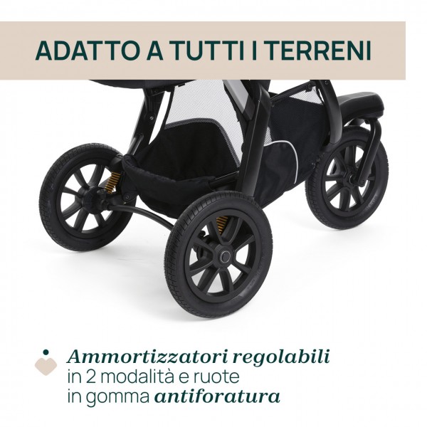 Passeggino Chicco Activ3 Ebony