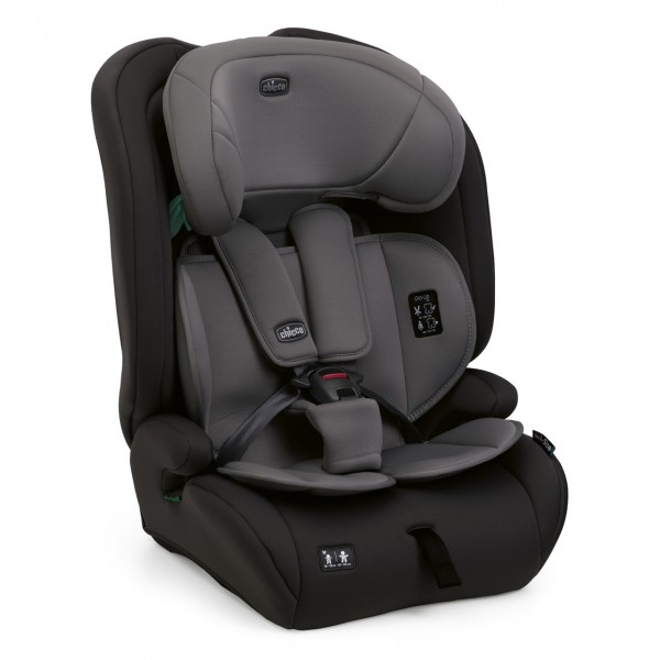 Chicco Seggiolino auto Gro-Up i-Size (76-150 cm) Pure Black