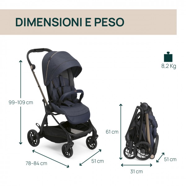 Passeggino Chicco One4Ever Lounge Black Beauty