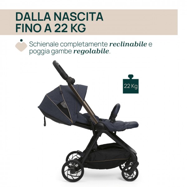 Passeggino Chicco One4Ever Lounge Black Beauty