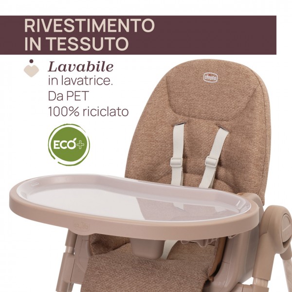 Seggiolone Chicco Polly Armonia Terracotta evolutivo da 0 Mesi a 40 kg