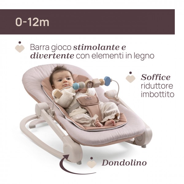 Sdraietta Chicco Magia Terracotta  0m+